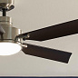 56" Guardian LED Indoor Ceiling Fan Brushed Stainless Steel люстра-вентилятор 330057BSS Kichler — фото 1