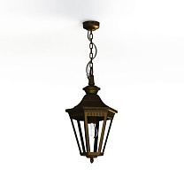 Victoria N° 2; Clear polycarbonate E27 105W; Gold patina