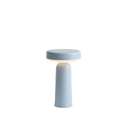 EASPOR04 Muuto Ease настольная лампа цилиндрическая светло голубая