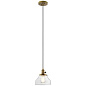 Avery 1 Light Bell Mini Pendant Natural Brass подвесной светильник 43850NBR Kichler — фото 1
