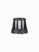 Dark Anthracite Die-Casting Aluminium & Frost Acrylic LED 8 Watt 116Lm 3000K 220-240V Beam Angle 168º IP65 D: 16 H: 14.6 cm
