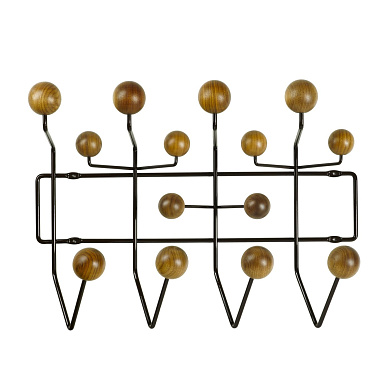 20119105 Hang It All Vitra Вешалка настенная ореховая с коричневыми шарами