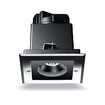 Zip Downlight квадратный Comfort нержавеющая сталь 3000 K 14 Вт