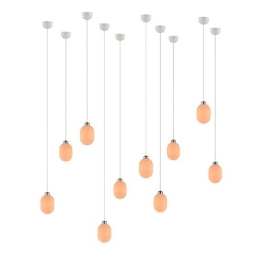 SUA1-610-99 Grau Sun INSTALLATION UP 6M POLISHED подвесной светильник хромированный