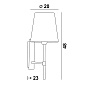 NECTANEBO 2 o настенный светильник Davidts lighting