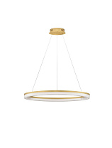 Triac Dimmable Brushed Gold Aluminium & Acrylic LED 41Watt 220-240Volt 2665Lm IP20 2700-3000-4000K CCT by Dip Switch D:80 H:120 cm