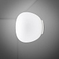 F07G37 01 Fabbian Lumi Mochi AP PL LED L настенно-потолочный светильник из выдувного стекла белый — фото 1