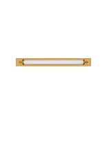 Brass Gold Metal Base Glass & White Acrylic LED 16Watt 220-240Volt 1148Lm IP44 3000K L:80 W:8.5 H:9.5 cm