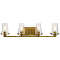 Alton 4 Light Vanity Light Natural Brass настенный светильник 45298NBR Kichler