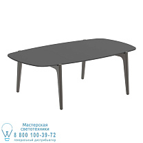 СТОЛИК TEA TIME 120X65CM H40 БРОНЗА КЕРАМИЧЕСКИЙ ЧЕРНЫЙ Royal Botania