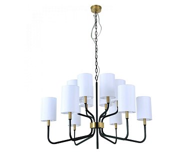 Люстра Newport Darina 35212/C black+brass