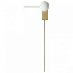 10132/C Gold Loft It Meridian настенный накладной светильник с цилиндрическим плафоном на золотом основании