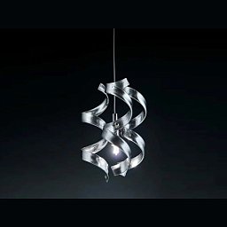 Подвесной светильник Astro Metal Lux, 1 лампа, хром, стекло с сусальным серебром 206.501.15