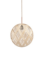 Pendant Lamp CHANPEN M Ø36 diamant Natural