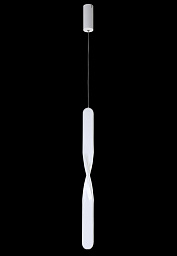 CLT 034C600 WH Crystal Lux Sway подвесной светильник с продолговатым корпусом белого цвета с LED-модулем