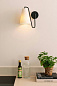 733511 Globen Lighting Lou Настенный светильник, черный / белый — фото 2