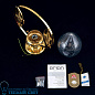 BUDAPEST Orion потолочный светильник DL 7-143 gold/411 klar-Schliff/AUFGELASS золотой