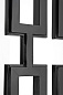 109436 Folding Screen Geometric black finish экран Eichholtz