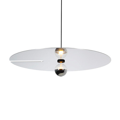 подвесной светильник серебристый