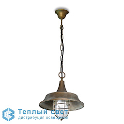 3335 Moretti Luce Atelier подвесной уличный светильник с двойной цепью и купольным плафоном