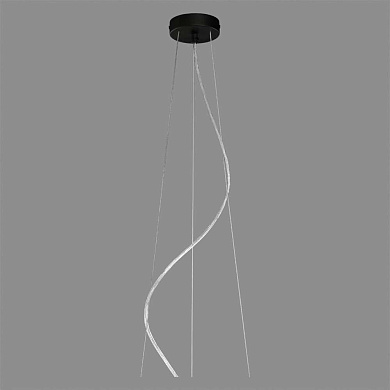 ACB Iluminacion Комплект: Текстурированный черный навес с прозрачным проводом DALI класса I с 3 стальными проводами и креплениями для 3851/40