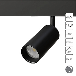 A4681PL-1BK Arte Lamp LINEA светильник для магнитного трека с чёрным цилиндрическим модулем 23 мм 48V
