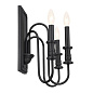 Karthe 3 Light Wall Sconce Black настенный светильник 52473BK Kichler — фото 6