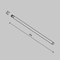 CA011-L900-B Maytoni Accessories for system Shelf Комплектующие для систем освещения с токоведущими элементами Черный — фото 5