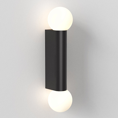 Настенный светильник Astro Lighting Ortona Twin матовый черный