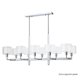MAESTRO SP-PL10 L1100 CHROME Crystal Lux MAESTRO подвесная люстра с пятью цилиндрическими плафонами на продольной штанге