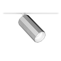 Магнитные светильники Led technology SUPERSPIKE Q 12.30 B сатиновое серебро + белый