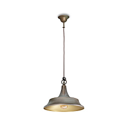 3120 Moretti Luce Atelier потолочный светильник с металлическим абажуром в классическом стиле