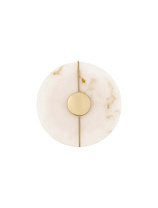 Brass Gold Steel, Aluminium & Imitated Alabaster LED 12 Watt 220-240 Volt 694Lm IP20 3000K D:20 W:5.5 H:20 cm