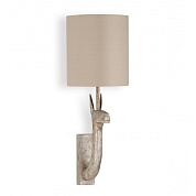 Llama Wall Light Decayed Silver Porta Romana