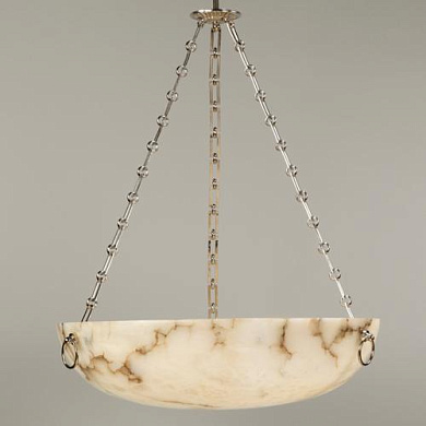 CL0097 Burton Alabaster Bowl Light подвесной светильник Vaughan