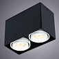 A5655PL-2BK Arte Lamp 5655 точечный накладной светильник GU10 2х50W — фото 1