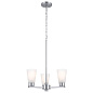 Stamos 18" 3 Light Chandelier Brushed Nickel люстра 52435NI Kichler — фото 4