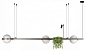 10121/C Dark grey Loft it Jardin подвесной светильник 1x 3W 5250lm 3000K — фото 1