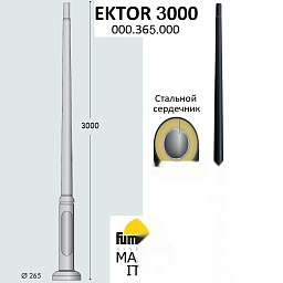 Парковый столб Fumagalli EKTOR 3000