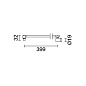 QX05 Palco Low Voltage iGuzzini Palco LV spotlight Ø 19 - horizontal rod - medium beam — фото 1