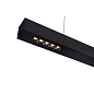1000927 SLV Q-LINE® 1m BAP PD black 3000K подвесной линейный светильник — фото 2