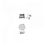 i-LED Dot-R powerLED 1 W 350 mA настенный светильник — фото 1