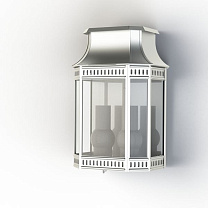 Louis Philippe 2 N° 1; Clear glass G9 75W; Raw zinc