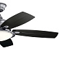 52" Cameron Fan Weathered Steel Powder Coat люстра-вентилятор 310204WSP Kichler — фото 2