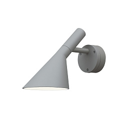 уличный настенно-потолочный светильник с металлическим конусным плафоном