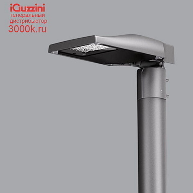 N432 Street iGuzzini Pole-mounted system - ST1U optic - Warm White - integrated DALI - Ø 42-76mm - Ta 50C