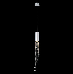 CREEK SP1 Crystal Lux CREEK подвесной светильник с вытянутым корпусом и хрустальными подвесками