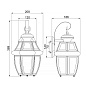 Настенный уличный светильник Newbury Quoizel QZ-NEWBURY2-M-PB лакированная полированная латунь — фото 4
