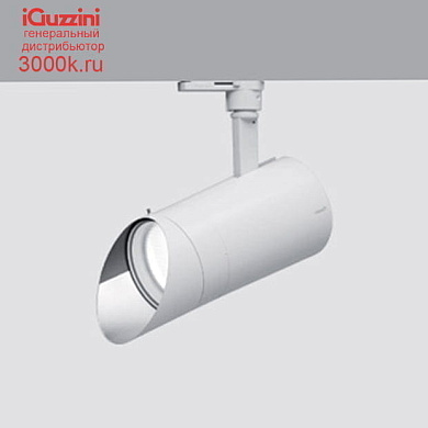 QG75 Palco iGuzzini small body spotlight  - warm white LEDs  - electronic ballast and dimmer - wall-washer optic
