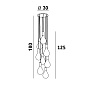 MERCURY 8 подвесной светильник Davidts lighting